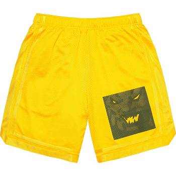 Yellow Supreme Ronin Mesh Shorts | Supreme 281OR